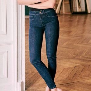 Sezane The Perfect Slim jeans. Indigo. Size 25.